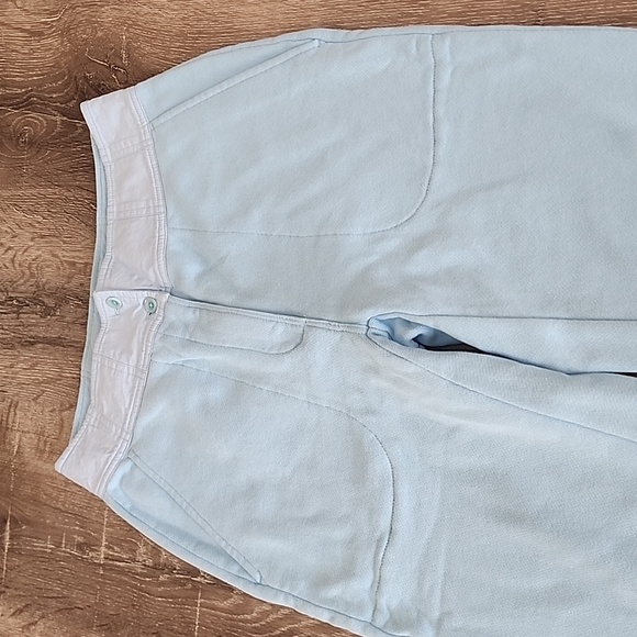 NEW! Something Navy Bridget Button Waist Sweatpants in Sky Blue XS - Picture 5 of 12